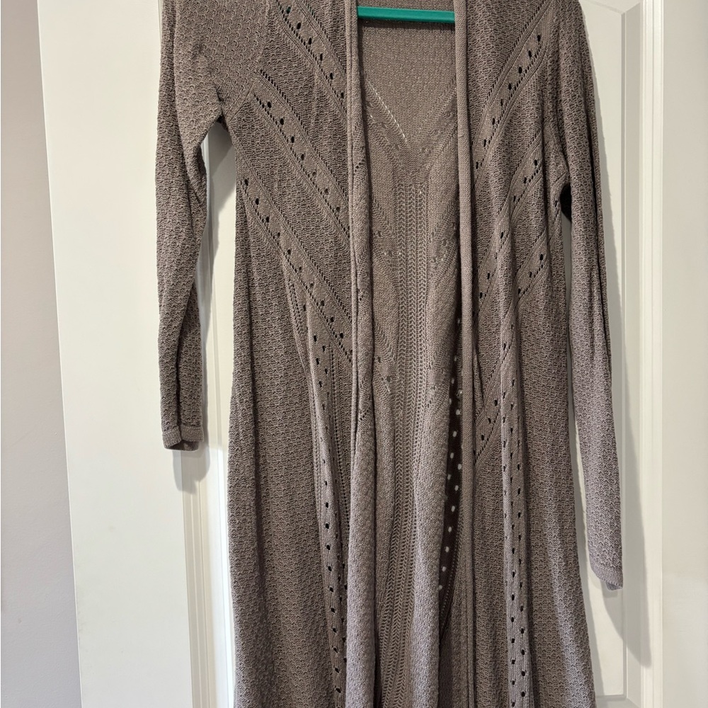 Style & Co. Petite Knit Cardigan in Brown